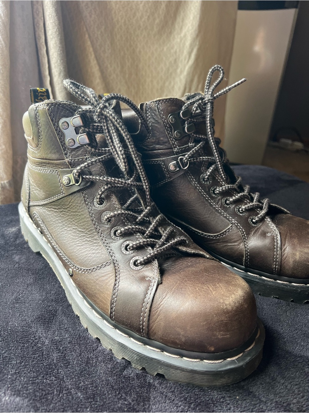 Doc Martens Dark Brown Leather Lace-Up Men’s Boots